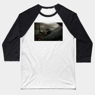 Reconnaissance Spitfire Cockpit Baseball T-Shirt